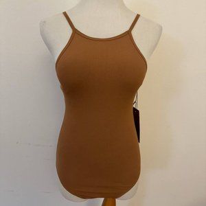 Girlfriend Collection Fawn Marlow High Neck Bodysuit - Medium BRAND NEW